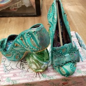 Irregular Choice green bunny heels